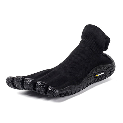 zapatillas barefoot negras GallonShark con dedos separados