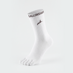 Five-Toe Socks - White