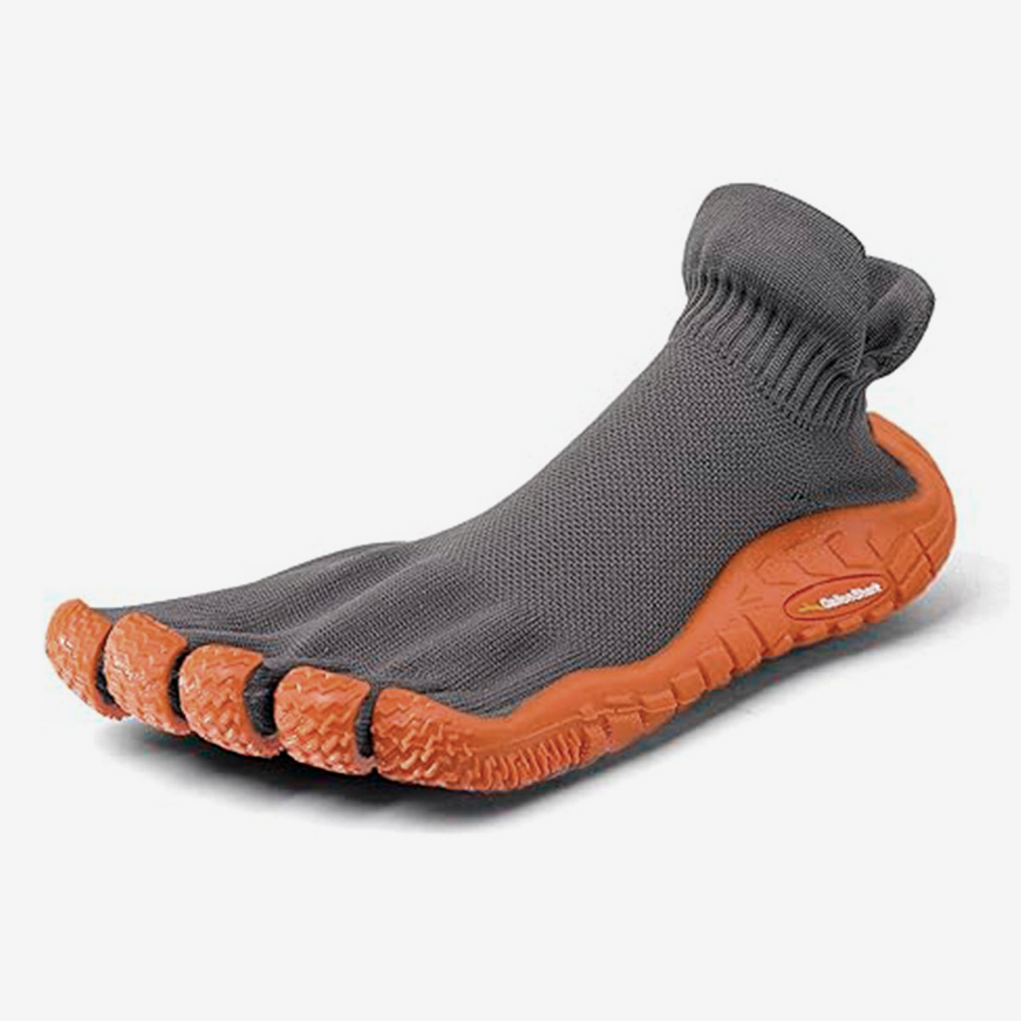 Zapatillas Minimal Socknit antracita naranja diseño minimalista barefoot confort y funcionalidad