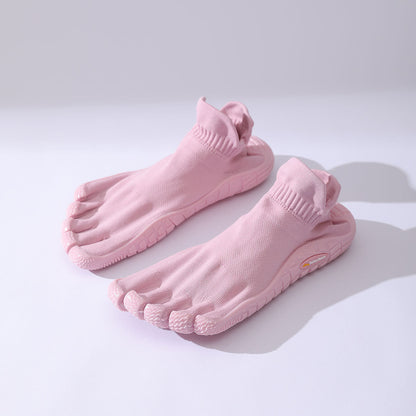 Zapatillas Barefoot Minimal Socknit Rose Quartz para uso indoor, diseño minimalista y confort óptimo